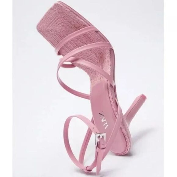 BRAND NEW ZARA SQUARE TOE MULTI-STRAP SANDAL - Picture 16 of 16